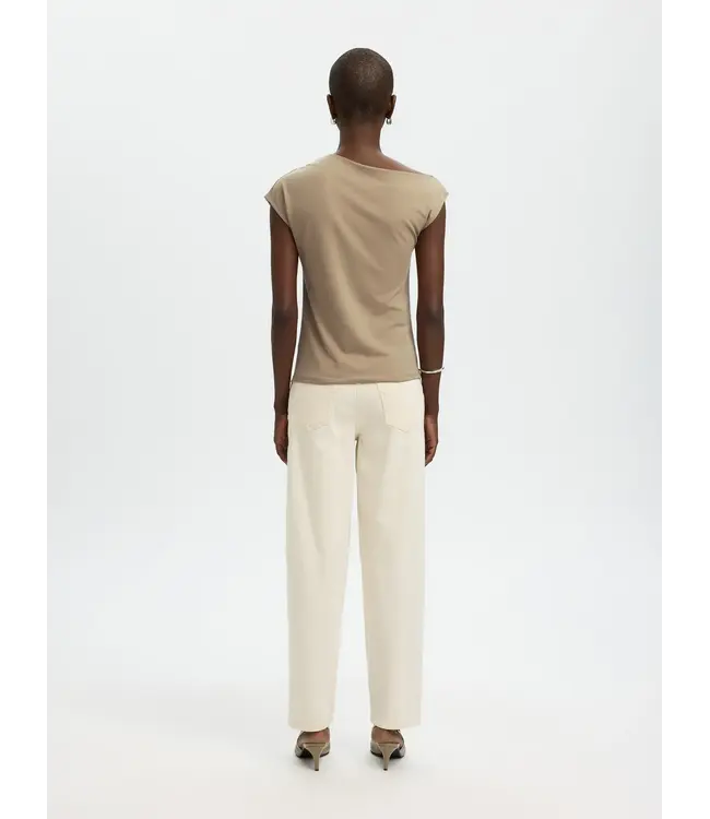 Selected Femme Molly Top Weathered Teak