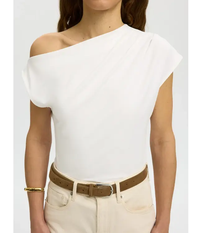 Selected Femme Molly Top Bright White