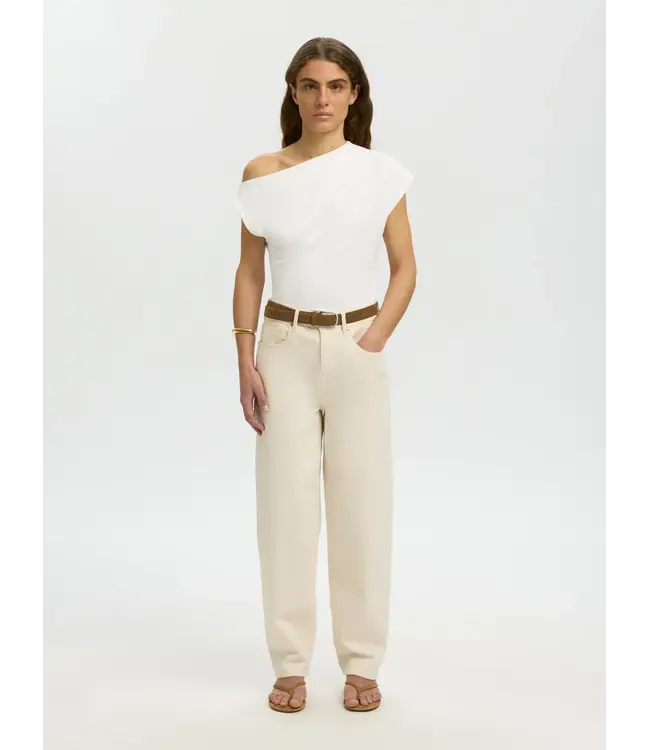 Selected Femme Molly Top Bright White
