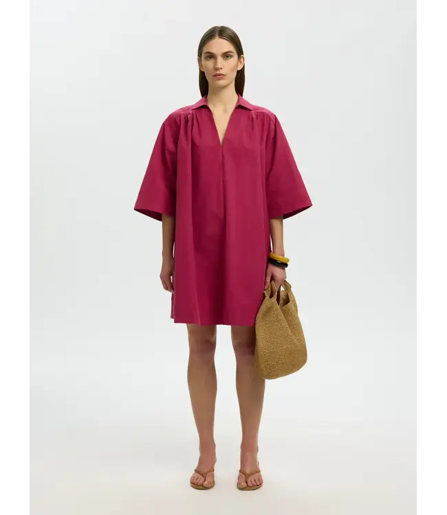 Selected Femme Talia Oversize 3/4 Short Dress