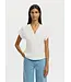 Selected Femme Tenny V-neck Gathered Top
