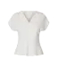 Selected Femme Tenny V-neck Gathered Top