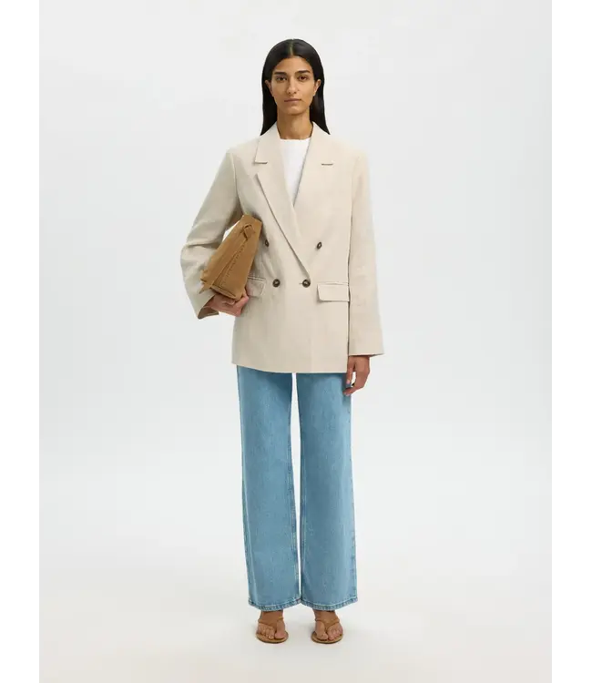 Selected Femme Elin Ida Linen Blazer
