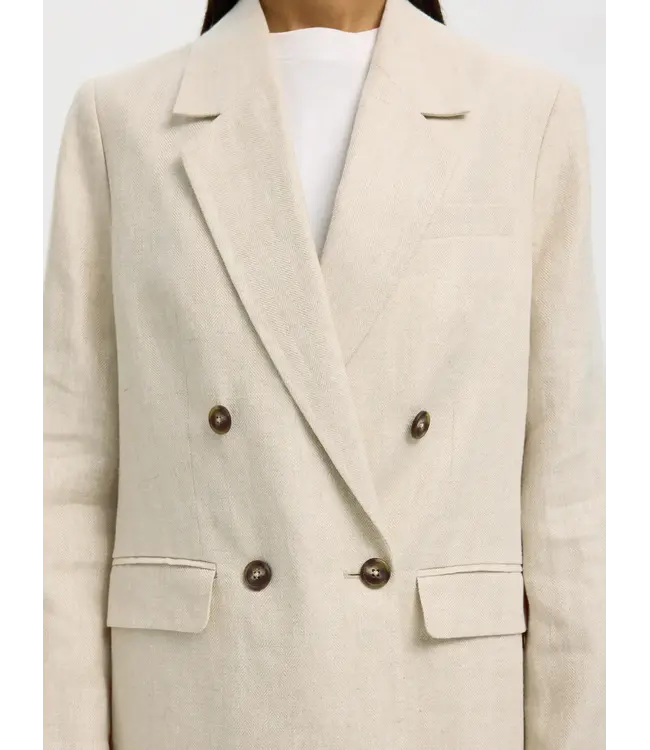Selected Femme Elin Ida Linen Blazer