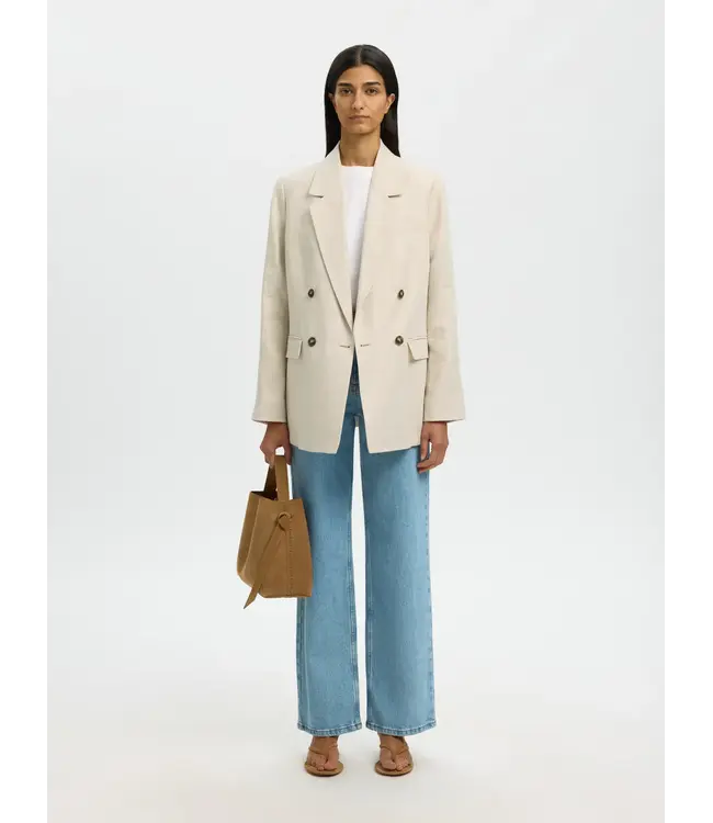 Selected Femme Elin Ida Linen Blazer
