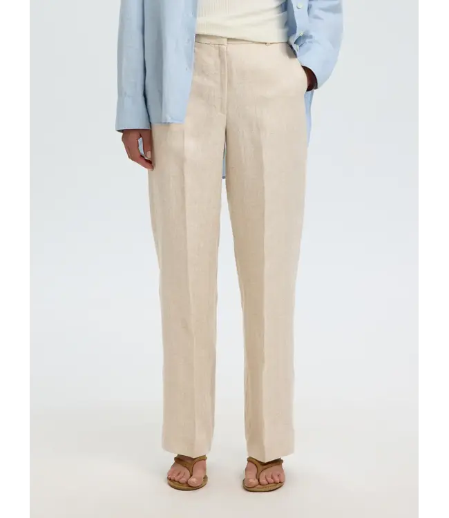 Selected Femme Wide Ida Linen Pants