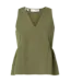 Selected Femme Blair SL V-Neck Green