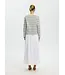 Selected Femme Blair Hw Ankle Skirt White