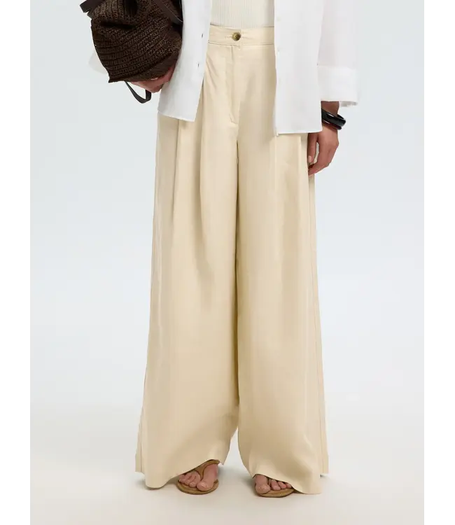 Selected Femme Extra Wide Magna Linen Pants