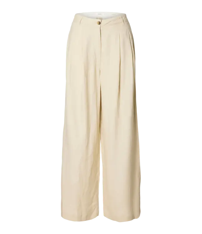 Selected Femme Extra Wide Magna Linen Pants