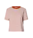 Selected Femme Essential Striped Boxy T-shirt Potters Clay