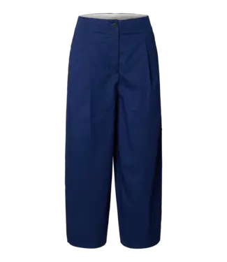 Selected Femme Barrel Carmen Cropped Pants Ocean Cavern