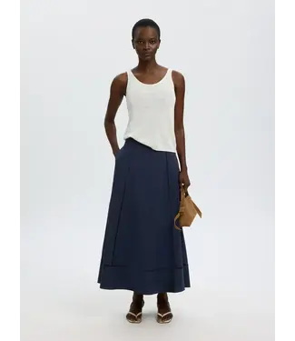 Selected Femme Delia Ankle Stitch Skirt