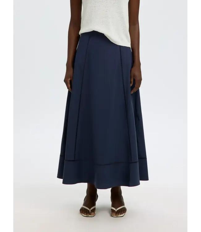 Selected Femme Delia Ankle Stitch Skirt
