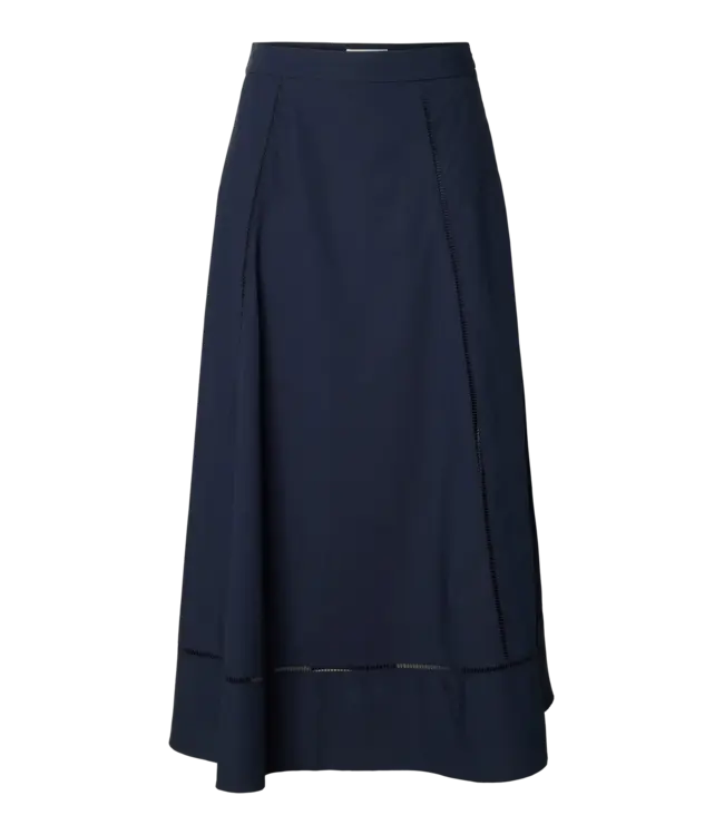 Selected Femme Delia Ankle Stitch Skirt