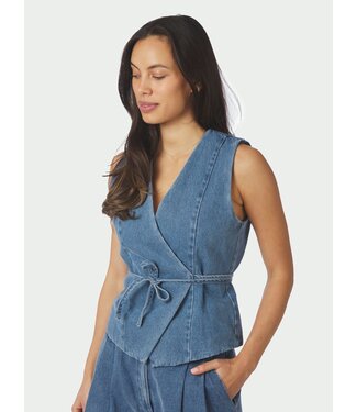 Neo Noir Samara Denim Waistcoat