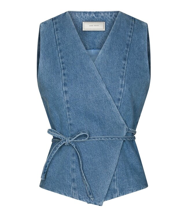 Neo Noir Samara Denim Waistcoat