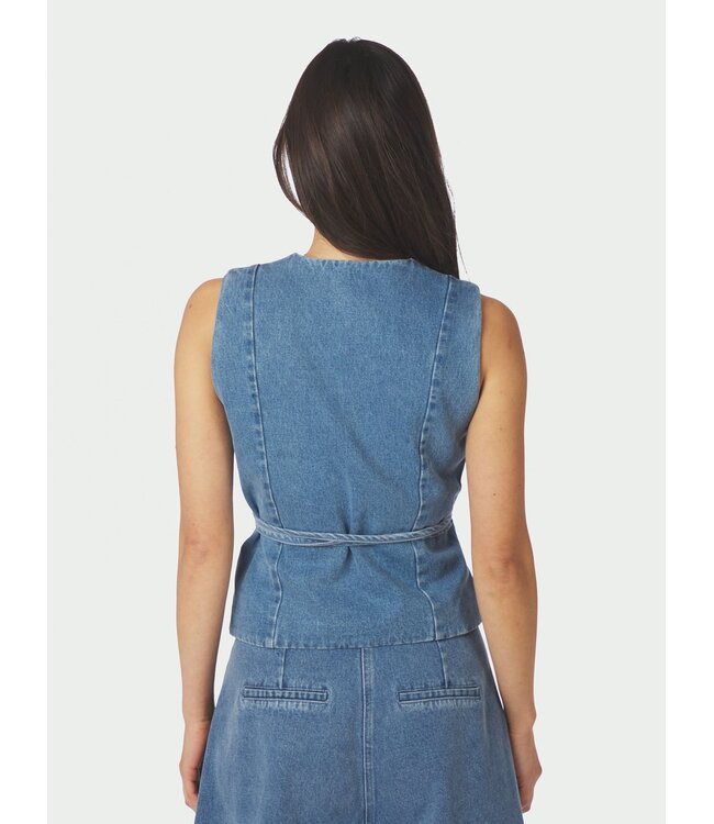 Neo Noir Samara Denim Waistcoat