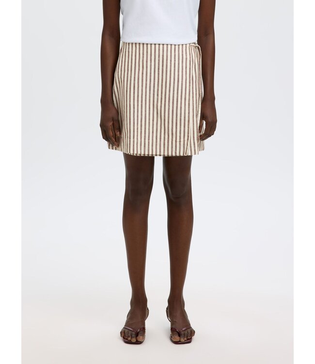 Selected Femme Johanne Short Wrap Skirt