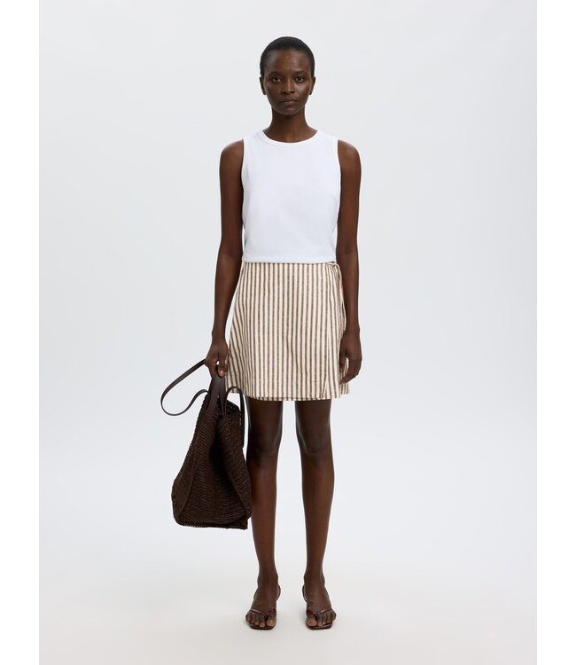 Selected Femme Johanne Short Wrap Skirt
