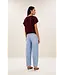 By Bar Sil V-neck pullover Wine