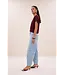 By Bar Sil V-neck pullover Wine