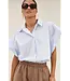 By Bar Pixie Chambray Blouse Light Blue