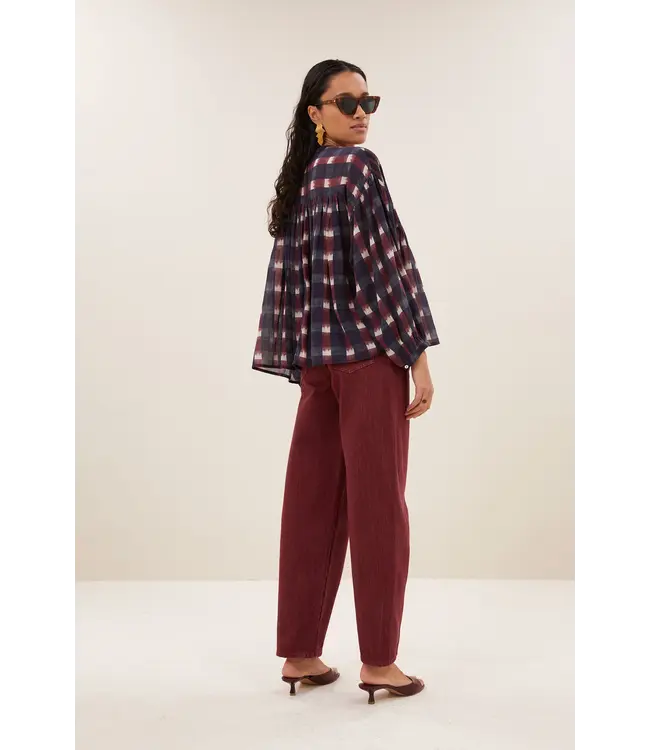 By Bar Mine Ikat Blouse