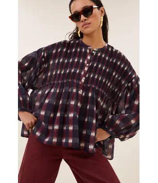 By Bar Mine Ikat Blouse