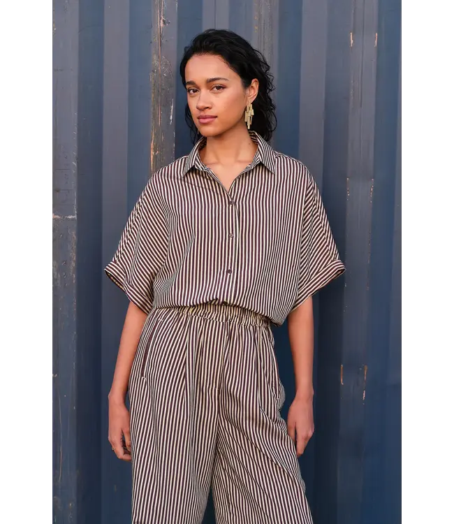 By Bar Sunny Stripe Blouse