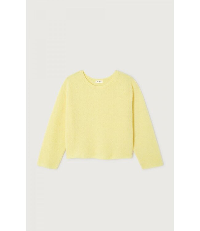 American Vintage Vitow Knit O-Neck Citron