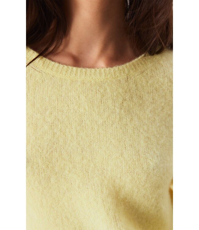 American Vintage Vitow Knit O-Neck Citron