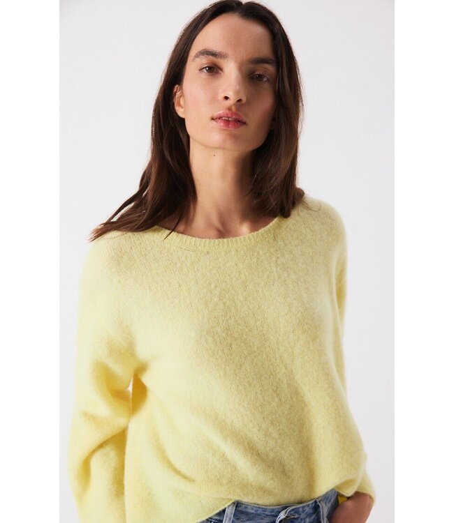 American Vintage Vitow Knit O-Neck Citron