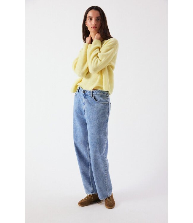 American Vintage Vitow Knit O-Neck Citron