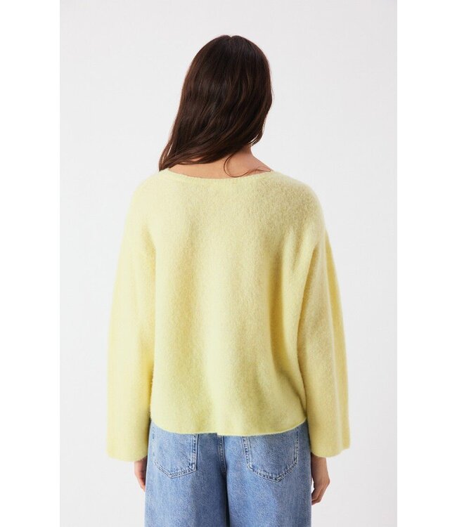 American Vintage Vitow Knit O-Neck Citron