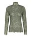 Neo Noir Liza Laceflower Blouse Cold Army