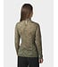 Neo Noir Liza Laceflower Blouse Cold Army
