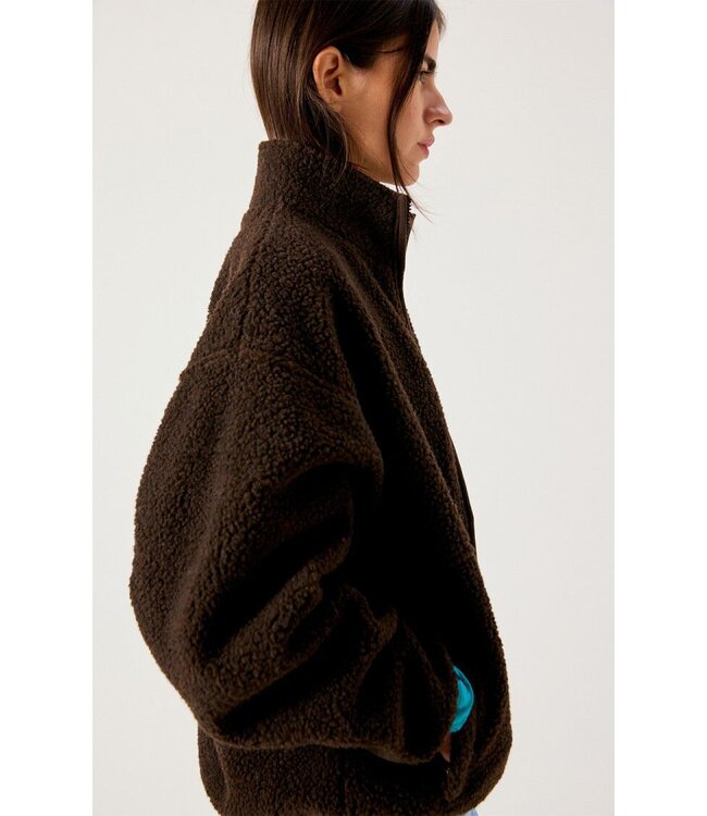 American Vintage Hoktown Jacket Marron Chiné