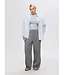 Selected Femme Emma Tara MW Wide Pants Medium Grey Melange