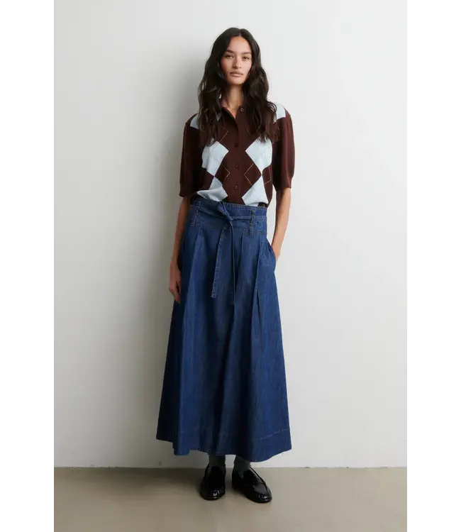 Second Female Evana Denim Skirt