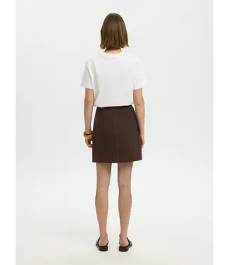 Selected Femme Kaya Suede Skirt