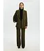 Selected Femme Rita Wide Pants Fir Green Melange