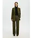 Selected Femme Rita Wide Pants Fir Green Melange