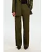 Selected Femme Rita Wide Pants Fir Green Melange