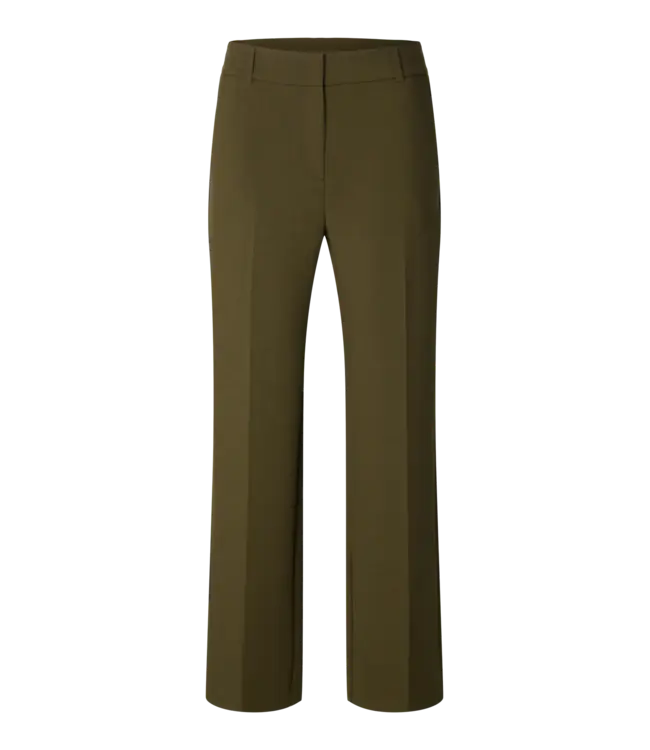 Selected Femme Rita Wide Pants Fir Green Melange