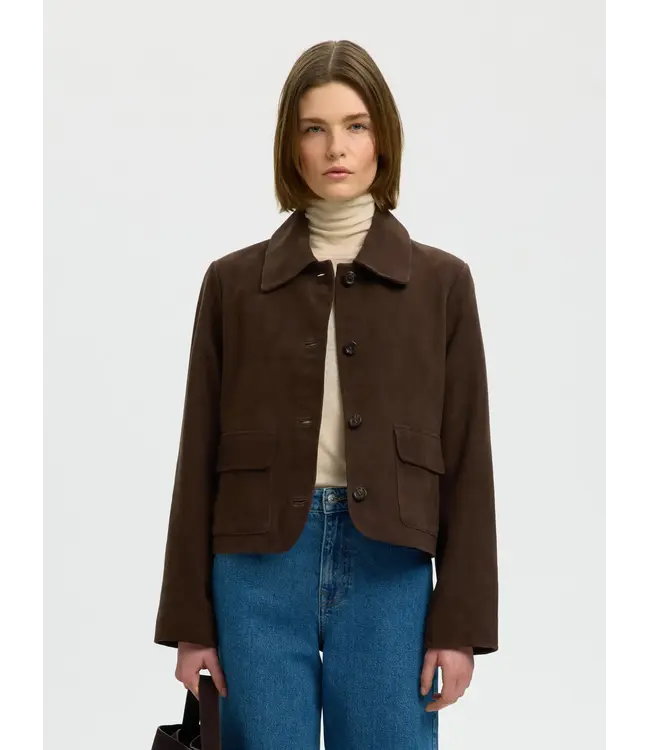 Selected Femme Kaya Suede Jacket