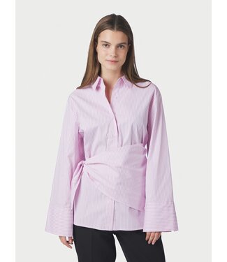 Neo Noir Dita Scarf Stripe Shirt