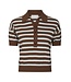 Neo Noir Emira Knit Polo Top