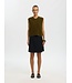 Selected Femme Lulu Button O-neck Knit Vest Fir Green