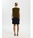 Selected Femme Lulu Button O-neck Knit Vest Fir Green